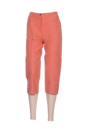 quattro pantacourts femme de couleur orange