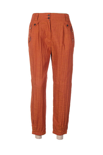 quattro pantacourts femme de couleur orange