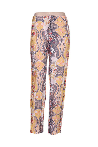 quattro pantalons femme de couleur jaune