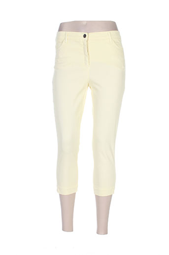 couturist pantacourts femme de couleur jaune