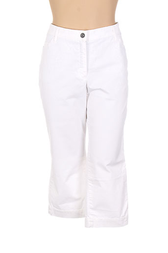 couturist pantacourts femme de couleur blanc