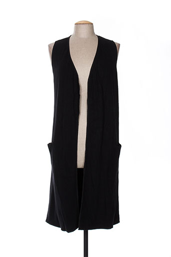 vila gilets femme de couleur noir