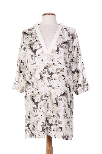 maxmara tuniques femme de couleur blanc