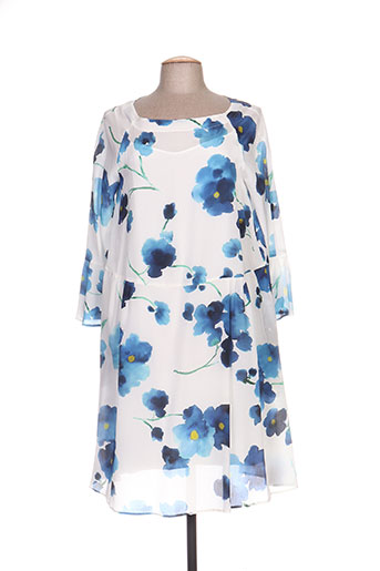 maxmara robes femme de couleur bleu