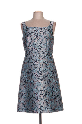 maxmara robes femme de couleur bleu