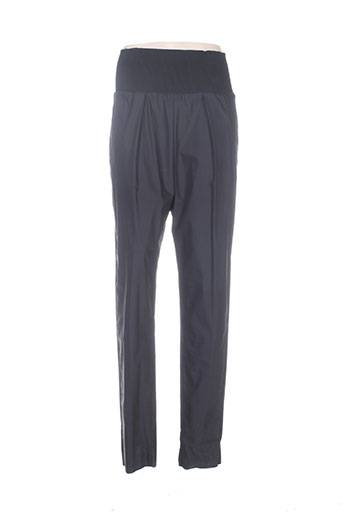 sportmax pantalons femme de couleur noir