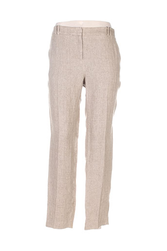 maxmara pantalons femme de couleur marron