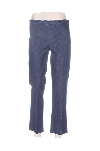 maxmara pantacourts femme de couleur bleu