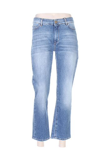 maxmara jeans femme de couleur bleu