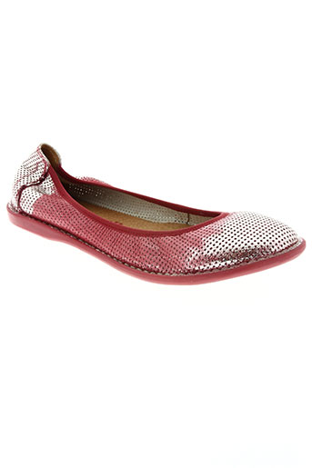 nice chaussures femme de couleur rouge