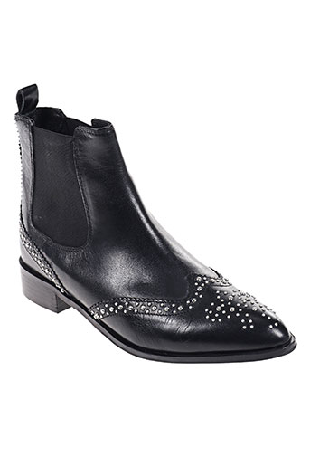 lundi bleu chaussures femme de couleur noir