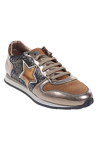coco et abricot chaussures femme de couleur marron