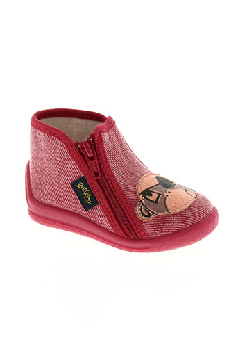 bellamy chaussures garçon de couleur rouge