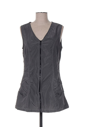 l33 gilets femme de couleur gris