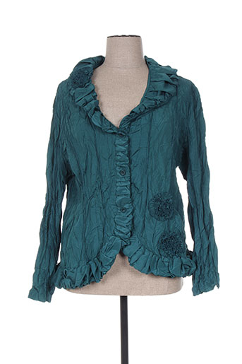 l33 chemises femme de couleur vert