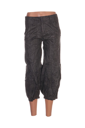l33 pantacourts femme de couleur gris