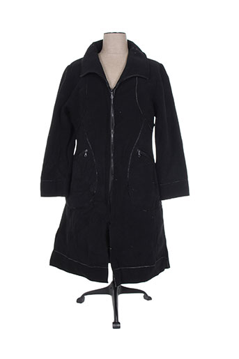 l33 manteaux femme de couleur noir