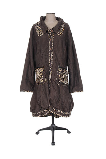l33 manteaux femme de couleur marron