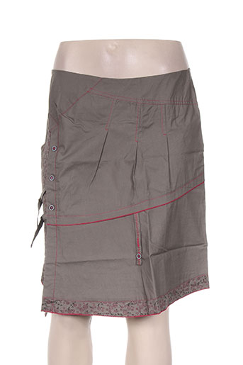 l33 jupes femme de couleur marron