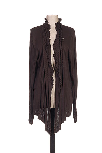 ddp gilets femme de couleur marron