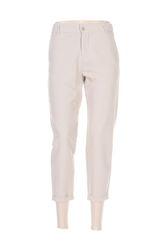 imperial pantacourts femme de couleur beige