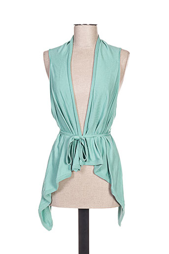 quattro gilets femme de couleur bleu
