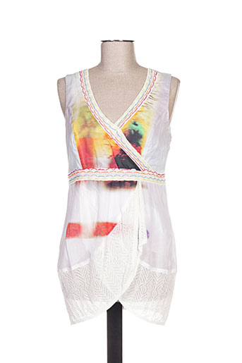 quattro tuniques femme de couleur blanc