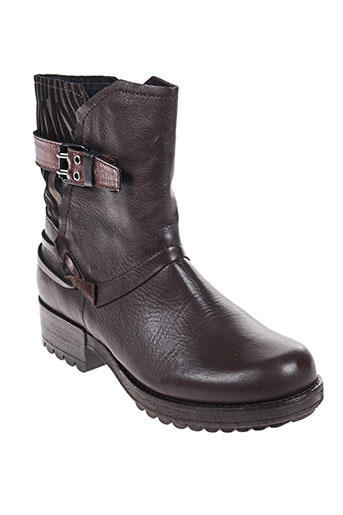 cafe noir chaussures femme de couleur marron