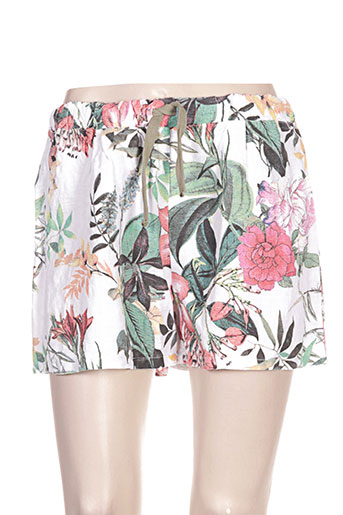 clarence et jude shorts / bermudas femme de couleur blanc