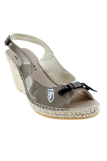 la maison de l'espadrille chaussures femme de couleur marron