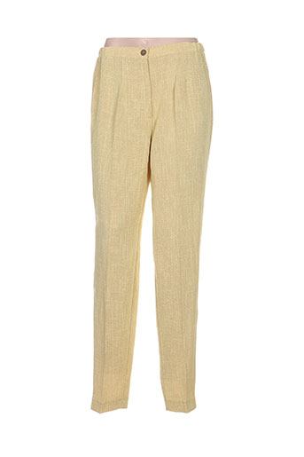 guitard pantalons femme de couleur jaune