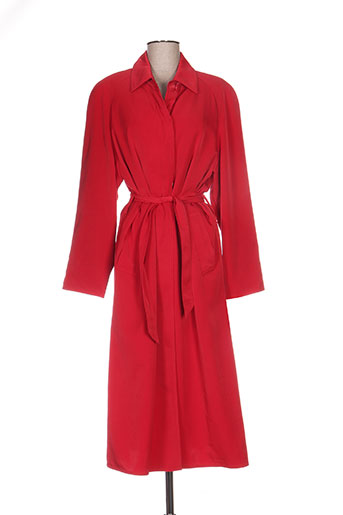 claude havrey manteaux femme de couleur rouge