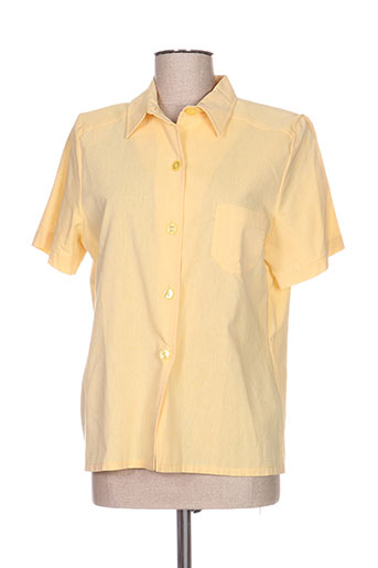 griffon chemises femme de couleur jaune