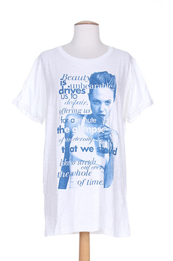 my t shirt t-shirts femme de couleur blanc