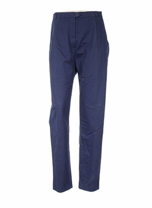 Pantalon casual bleu BLEU DE SYM pour femme