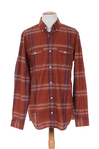 s.oliver chemises homme de couleur marron