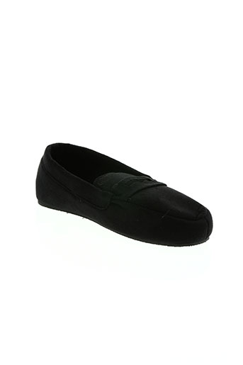 isotoner chaussures femme de couleur noir