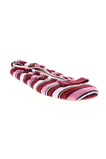 isotoner chaussures femme de couleur rose