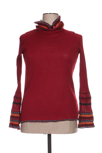 jean gabriel pulls femme de couleur rouge