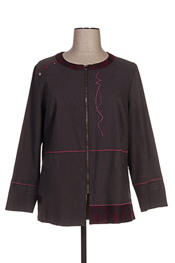jean gabriel vestes femme de couleur gris