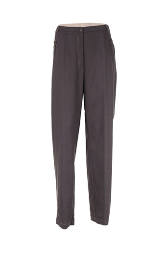 jean gabriel pantalons femme de couleur gris
