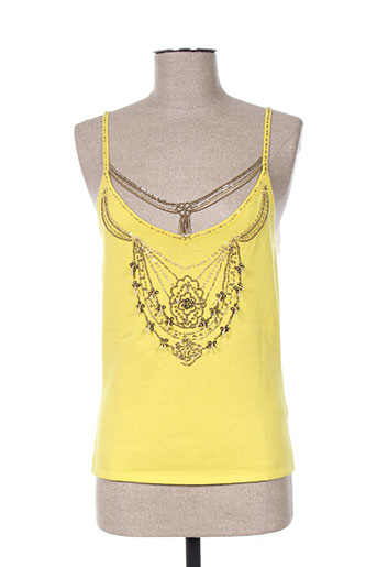 luisa cerano chemises femme de couleur jaune