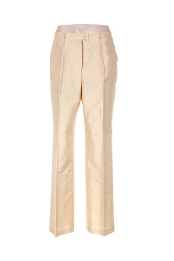 basler pantalons femme de couleur jaune