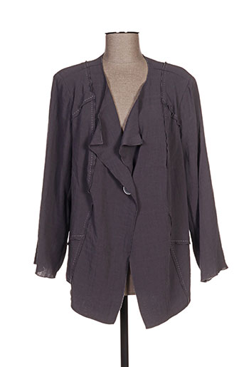 telmail vestes femme de couleur gris