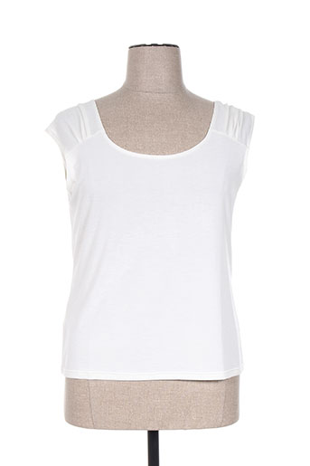 telmail t-shirts femme de couleur blanc