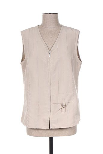 telmail gilets femme de couleur gris