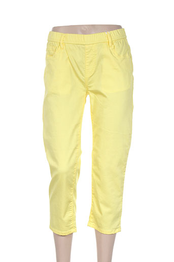 telmail pantacourts femme de couleur jaune