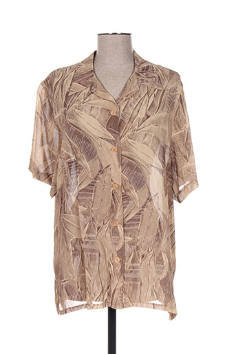 griffon chemises femme de couleur marron