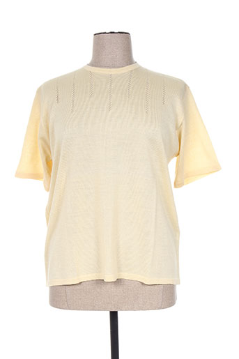 griffon pulls femme de couleur jaune