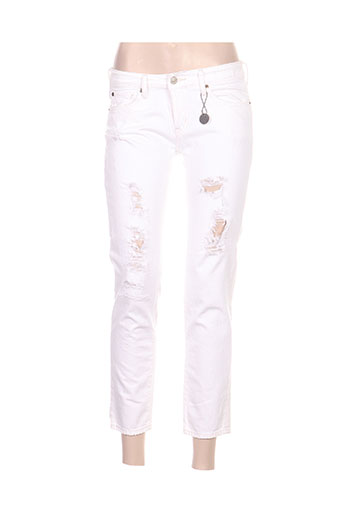 ralph lauren jeans femme de couleur blanc